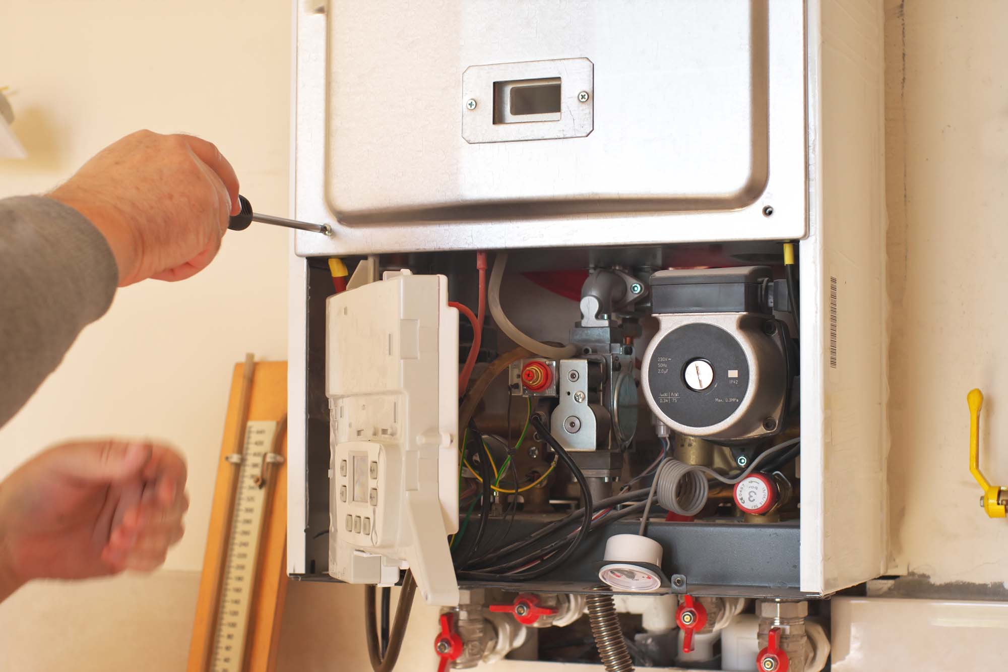 Boiler servicing